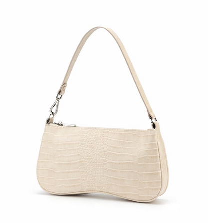 LUNA • CROC SHOULDER BAG